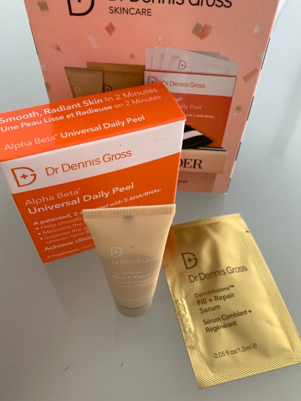BNIB Dr. Dennis Gross Skin Spa Trio (2026) DELUXE SAMPLES